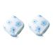 Cabilock storage pocket 2 pieces cosmetics physiological pad diaper teen care period make-up key bags women travel blue menstrual napkin base blue flower with white backgroundx2st 12.5x12cmx2pcs