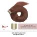Hotlulana 18-Inch Dark Red Brown Tape Extensions - 100% Real Remy Hair 40g Invisible Skin Weft 20 PCs #33 - Buy Online on GoSupps.com