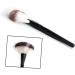 minkissy black makeup Cosmetics Large Powder Foundation Brush Wood Handle Brush blush brush big fan wooden handle brush sector Bamboo - Buy Online on GoSupps.com