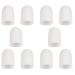 Silicone Gel 5 Pairs Rubber Finger Tips Finger Pads Grips Reusable Silicone Finger Protector Finger Cover Caps Finger Pads for Money Counting Collating Writing Sorting Task Hot Nail Gel