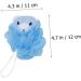 Angoily 6 Pcs Cartoon Bath Mesh Sponge Loofahs - Dead Skin Clean Pouf & Back Massager | International Shipping - Buy Online on GoSupps.com
