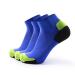 limide Athletic Sports Running Socks Coolmax Mens Moisture Fast Dry Compression Seamless Socks 3 Pairs(Size Medium 7-11) Blue