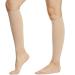 Beister calves Medical compression stockings women & men varicose veins Medical thrombosis socks protection with 20-30 mmHg class 2 gradient compression (beige m)