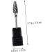 HAPINARY Nail Polisher Nail Bit Professional Drill Bits Cuticle Nail Drill Bit Safety Bits for Nail Drill Nail Tools Drill Bits for Nails Multipurpose Substitute Tungsten Steel Alloy 7x1.3cm As Shown 4 - Buy Online on GoSupps.com