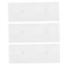 30 Pcs Glass Wiper Accessory Bag Magnet Glass Wipe Magnetic Window Cleaner Strip Double Sided Window Cleaner Refill Window Cleaner Rubber Strip Double Layer Cotton Felt White White 10.5X4CM