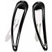 DTrendz Large Big Plain Black Bendies Sleepies Snap Clips Hair Slides (9 CM Black) - Buy Online on GoSupps.com