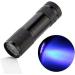 UV LED Flashlight - 395 nm Blacklight for Pets | Stain Detector for Clothes & Carpets | International Shipping - Buy Online on GoSupps.com