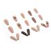 Long Press-on Nails with Coffin Designs for Women - False Fake Nails with Jelly Glue | MS-M214 - Buy Online on GoSupps.com