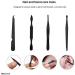 Manicure Pedicure Set | Nail Clippers | Scissors | Tweezers | Ear-pick | Black Stainless steel Men Women Travel Size Nail Grooming Tool Kit Blue - Buy Online on GoSupps.com