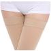 TOFLY Medical Thigh High Compression Stockings | Firm 20-30mmHg Graduated Compression Socks | Silicone Band Support | Varicose Veins, Edema, Travel | Beige XL - Buy Online on GoSupps.com