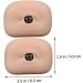 Angoily 2pcs Eye Practice Skin Eyeshadow Eye Skin Practice Tool Fake Skin for Training Semi-permanent Props 6.5x4.9cm As Shown - Buy Online on GoSupps.com