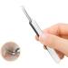 BEUKING Stainless Steel Blackhead Acne Extractor Tool - Blemish Nipper for Pimple Removal | Curved Tweezers - Silver - Buy Online on GoSupps.com