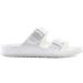 Buy Birkenstock Arizona-Birkibuc Unisex Sandals - White (Size 8-8.5 Narrow Women / 6-6.5 Narrow Men) - International Shipping Available - Buy Online on GoSupps.com