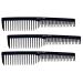 Krest Pro Care Black Space Tooth Comb 6000 (3-pack) - Professional Hair Styling Tool - Buy Online on GoSupps.com