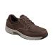 Men's Orthopedic Casual Shoes Arch Support and Cushioning for Plantar Fasciitis: Leo 13 Wide Brown