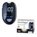 GlucoCheck GOLD blood glucose meter starter set (mg/dl) with 60 blood glucose test strips