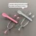 AITIME Soft Contact Lens Insertion & Removal Tool Set - Silicone Tweezers & Scoop for Easy Lens Handling - Perfect for Travel & Home Use (Pink - Buy Online on GoSupps.com