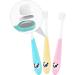 Minkissy 3pcs Toothbrush Teether Toy for Babies - Soft Bristles Small Head ABS - Safe & Fun Teething Solution - Buy Online on GoSupps.com