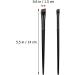 SOESFOUFU 3 Sets Makeup Brush Wood Eyebrow Black Eyebrow Brush Spoolie Women Eyeliner Brush - Buy Online on GoSupps.com