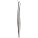 Eyelash Extension Tweezers High Precision Silver Stainless Steel Short Slanted Design for Perfect Manicure - Buy Online on GoSupps.com