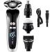 Electric Razor for Men's Electric Shaver 4D for Men Electric Hair Clipper USB Rechargeable Professional Hair Trimmer Hair Cutter for Men Adult Razor