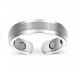 Magnetic therapy rings for women and men fashionable for losing weight fat lymph magnetic opening rings burni care Q6K7 detox jewelry health silver size