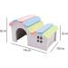 Wooden Hamster House Hamster Sleeping Bed Hamster Hideout for Home Store Shop - Buy Online on GoSupps.com
