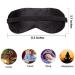 Soft Comfort Sleep Eye Mask for Men and Women - Adjustable Strap, Block Out Light for Travel, Office, Home - Black (Off White) - Buy Online on GoSupps.com