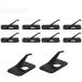 EBOCACB 10pcs Black Plastic Arrow Rest Archery Recurve Bow Arrow Rest Hunting Shooting Targeting Accessory Right Hand