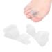 Hallux valgus toe spreader set 5 pairs of toes correction transparent silicone correction toes separator tools sailing material for overlapping toes hammer toes pain relief