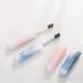 Eco-Friendly Portable Toothbrush Case - 2 Pack Transparent Candy-Colored Travel Cover for Camping School & Business Trips - Buy Online on GoSupps.com
