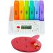 e-Pill 4x Daily Weekly Pill Organizer with Timer | Best Vitamin & Medicine Reminder Box - Buy Online on GoSupps.com