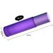 HINNASWA Purple Essential Oil Roller Bottles - Refillable Glass Bottles with Stainless Steel Balls - Leak proof Roll on Bottle - Buy Online on GoSupps.com