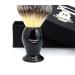Men's Silver Tip Badger Hair Brush | Luxurious Black Shaving Brush for a Smooth Shave - Buy Online on GoSupps.com