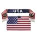 USA Soccer Scarf & Flag 3pc Kit includes Bracelet, Red White Blue