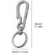 Premium Titanium Keychain with Bottle Opener & Snap Hook - Durable Carabiner Key Holder for Men & Women | Ideal for International Shipping - Buy Online on GoSupps.com