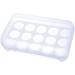 OSALADI 15 Eggs Egg Holder Tray Egg Holder Basket Egg Holder for Fridge Egg Storer Container Box Egg Tray White Medium - Buy Online on GoSupps.com