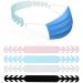 Adjustable Anti-Slip Ear Handles - Hair Band Fixers (5 Pcs) - Ear Pain Prevention - Blue - International Shipping Available - Buy Online on GoSupps.com
