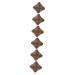 Healvian 6 Stk Wenge Health Ball Acupuncture Massage ball Thai massage tools Gymnasium Ball Chinese health balls Massage roller from wooden handball in the middle old Chinese style 7x7x7cmx3pcs Kaffeeex3stk