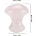 Buy BORDSTRACT Rose Quartz Massage Stone - Natural Mushroom-Shaped Face Tool for Wrinkle Removal & Facial Lift - Ideal for Home Massage - International Shipping Available - Buy Online on GoSupps.com