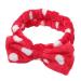 ODDIER Make-up Spa Headband - Red Microfiber Coral Fleece Hair Band for Women and Girls, Ideal for Bath, Skincare, and Makeup Application - Buy Online on GoSupps.com