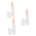 Housoutil 3pcs Lip Balm Essence Lipstick Color Changing Lipstick Fake Teeth Moisturizing Lipstick Nail Display Stand Moisturizer Lip Smoother Green Faux Fur Scrunchies Nursing Stick Milk