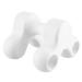 Cervical neck traction cushions neck-cervical traction shoulder-backwort and acupuncture massage relaxation pillow for muscle tension (white)