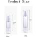 Lepore 4 Pcs 30ml 50ml Plastic Airless Pump Bottle Empty Travel Pump Bottles Container Dispenser for Lotion Foundation Cosmetic Shampoo Make-up Liquids Sample - Buy Online on GoSupps.com