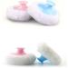 HEALIFTY 4PCS Baby Talcum Powder Puff Set - Soft Body Powder Puffs with Short Handle (Blue & Pink) for Gentle Baby Care - Buy Online on GoSupps.com