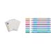 Oxford Touch Collegeblock B5 Punkcared/Dotted 80 sheet light gray 5 pieces & Schneider 152289 Slider Edge Pastell XB Ballpoint pen (three-kant pencils with line width XB) 8 Sorted bundle with ballpoint pen
