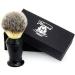 Premium Badger Hair Shaving Brush with Black Base - Perfect Shave for Men | International Shipping Available - Buy Online on GoSupps.com