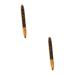 Healvian 2pcs Self Adhesive Mascara Makeup Supplies Glitter Liquid Eyeliner Black Eyeshadow Pencil Plastic