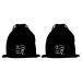CRILSTYLEO 2pcs Velvet Bag Travel Makeup Bag Hair Dryer Travel Bag Hair Dryer Bag for Traveling Bag for Hair Dryer Blow Dryer Bag Drawstring Bag Hair Tools Travel Bag Hair Dryer Travel Pouch