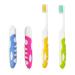 KGDUYC Manual Toothbrushes Foldable Travel Toothbrush Portable Soft Bristle Toothbrush Set for Adults (4 Pack)